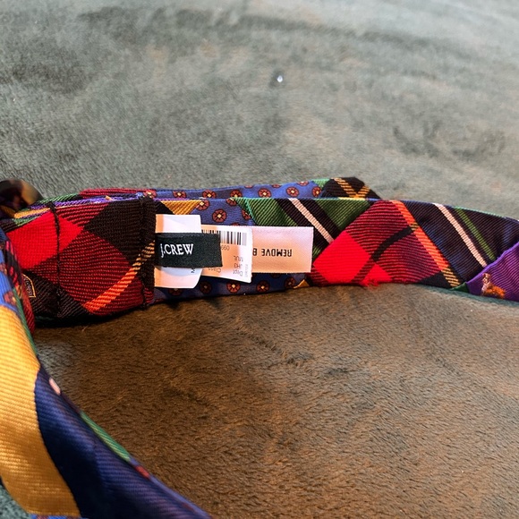 J. Crew Multicolor Plaid Belt with Tortoise Buckle See Pictures and Read S/M 40” - Picture 3 of 16